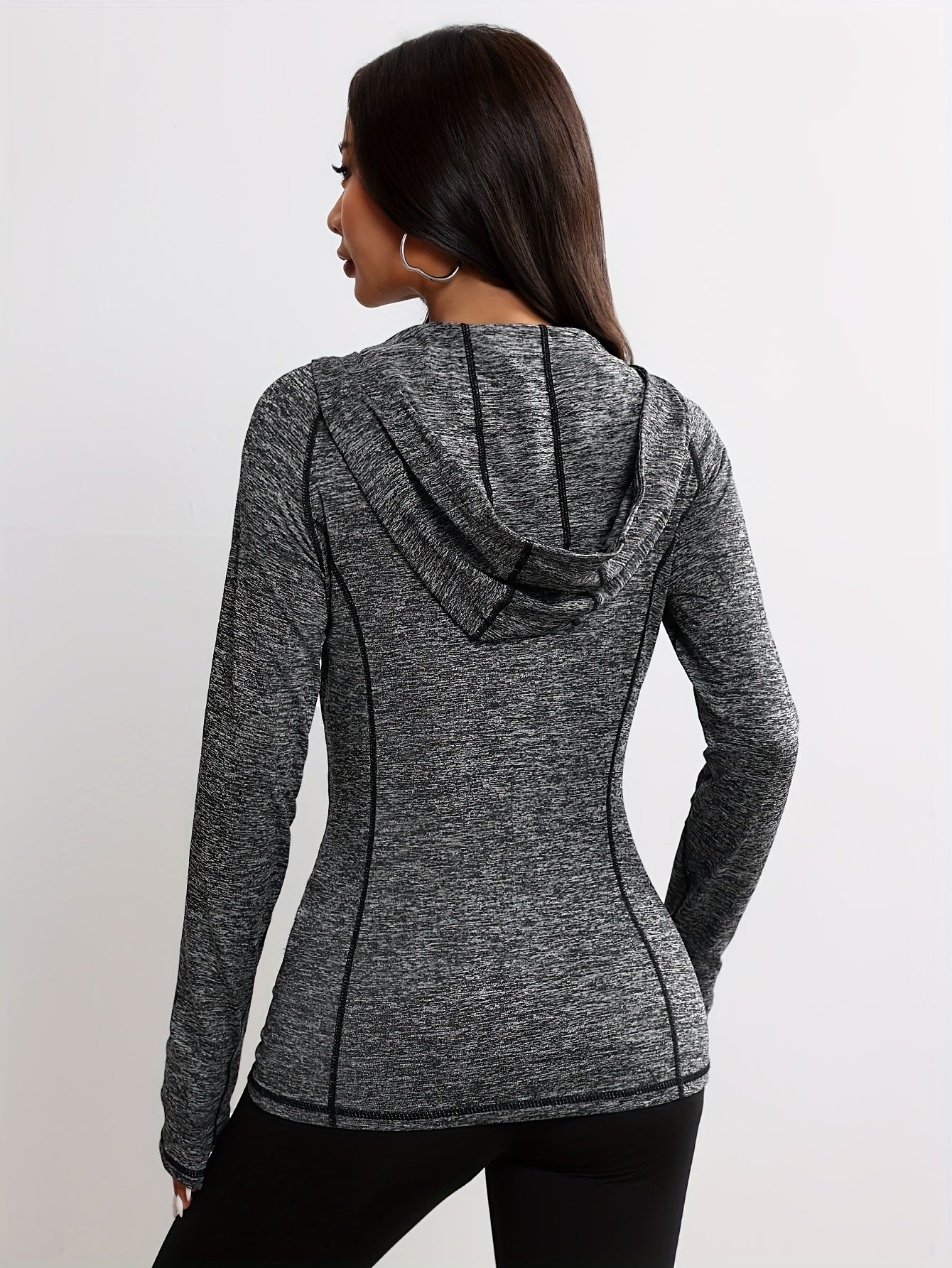 Emma | Sportjack met capuchon en streepdetail - Image 3