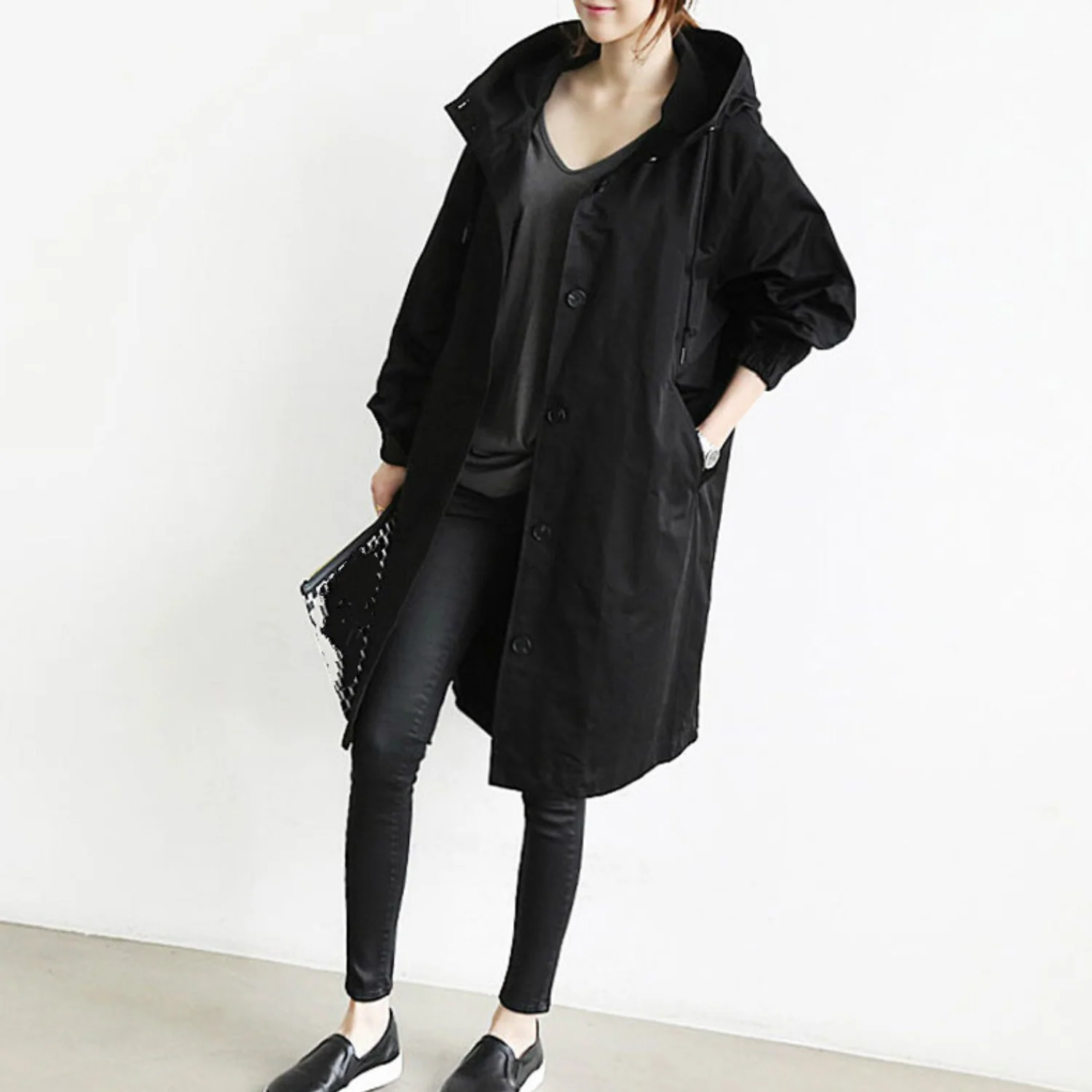 Esmée | Lange dames trenchcoat in diverse kleuren