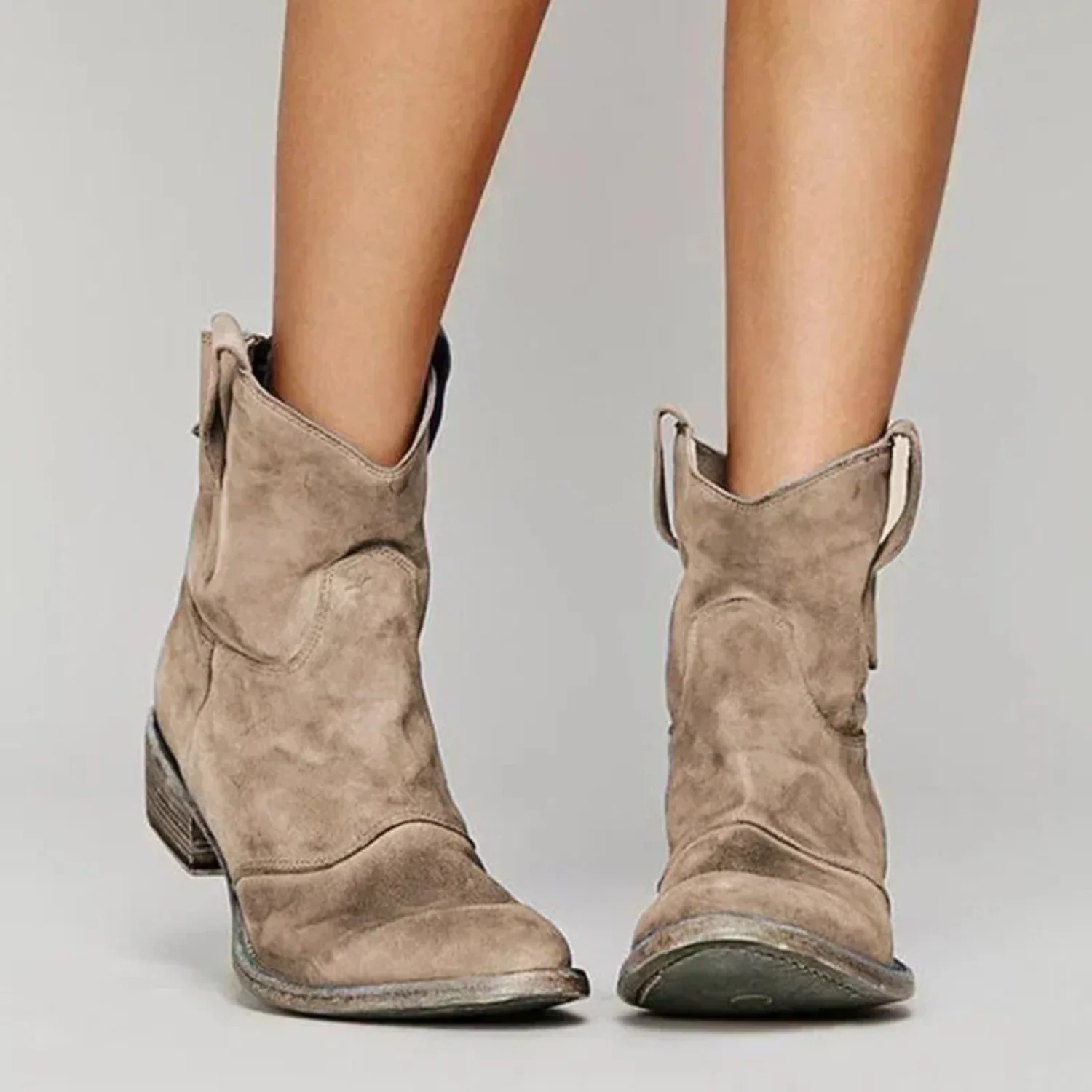 Esmée | Lederen cowboylaarzen voor dames in diverse kleuren - Image 2