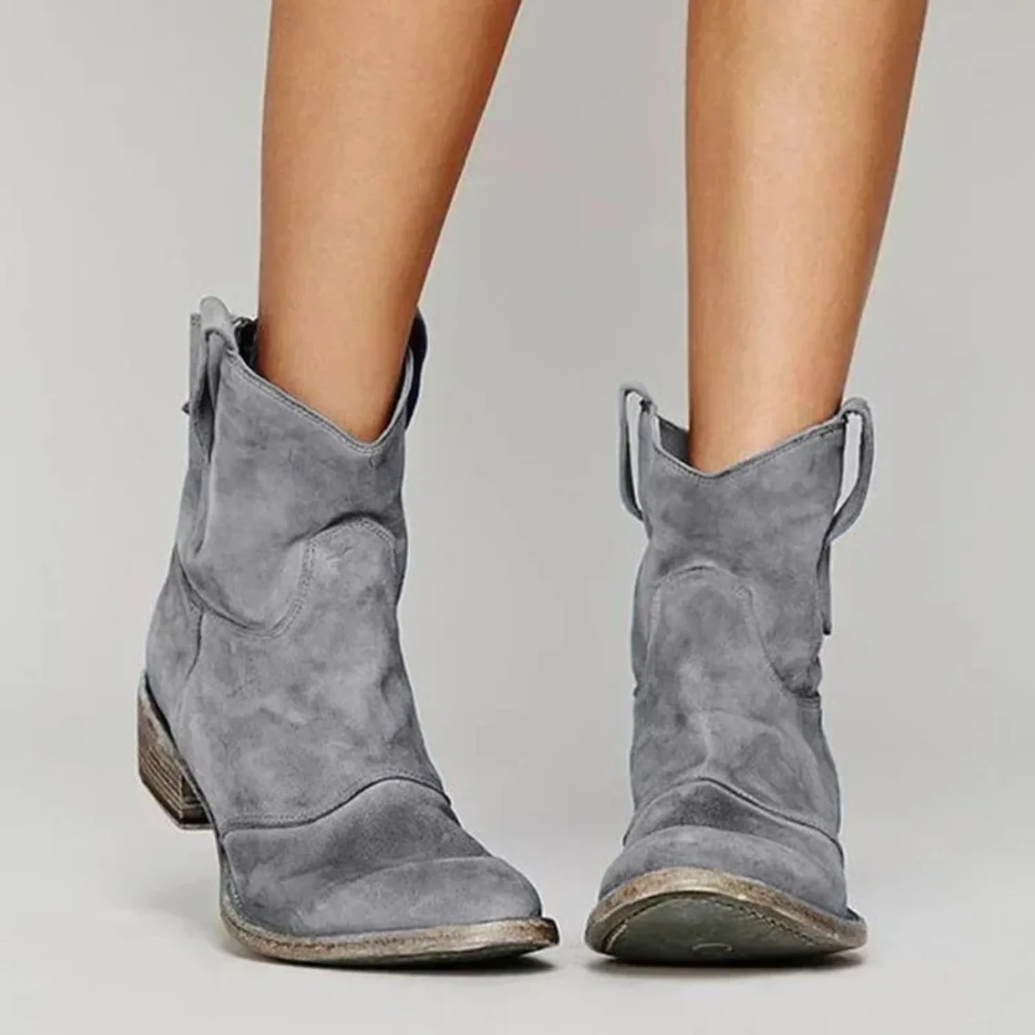 Esmée | Lederen cowboylaarzen voor dames in diverse kleuren - Image 3