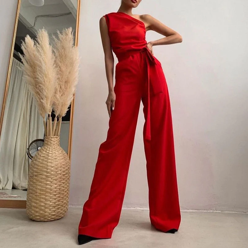 Eva | Elegante jumpsuit met één schouder - Image 2