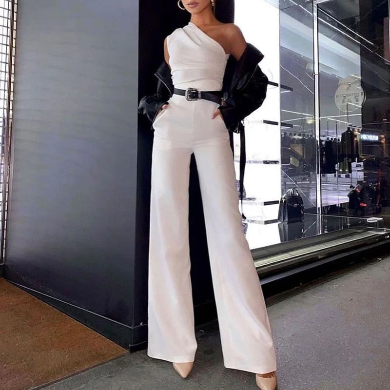 Eva | Elegante jumpsuit met één schouder - Image 3