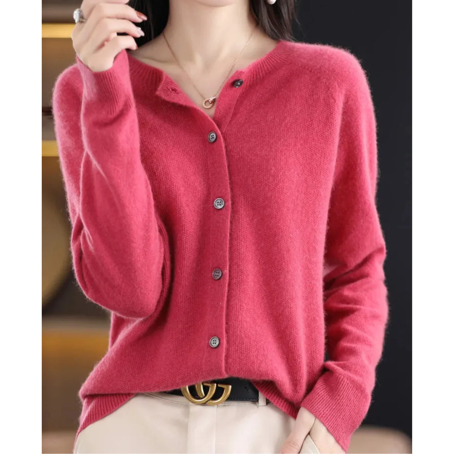Fay | Wollen dames cardigan trui - Image 4