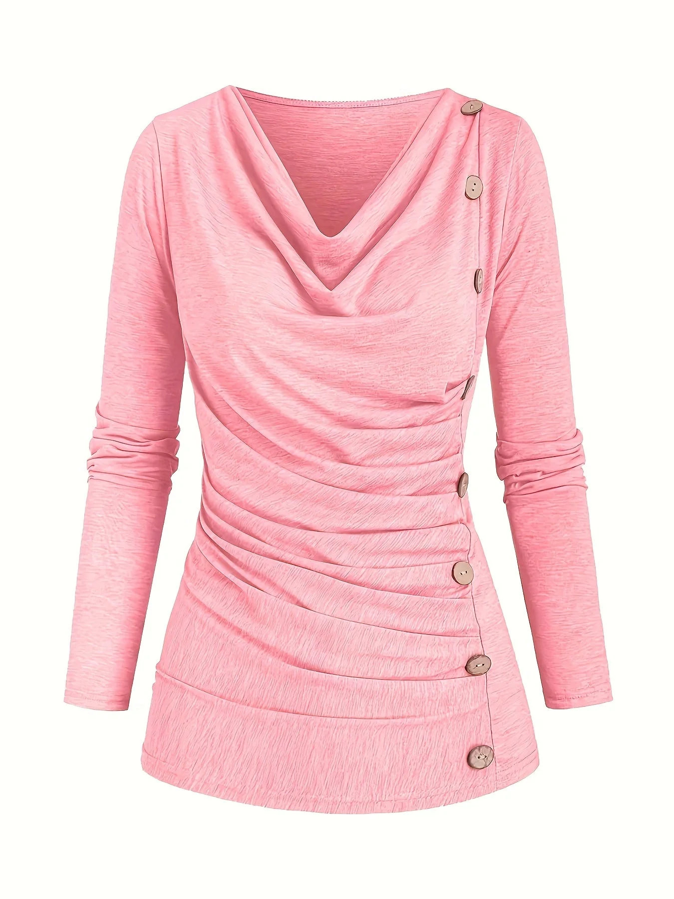 Femke | Casual gebreide top met col en ruches - Image 6