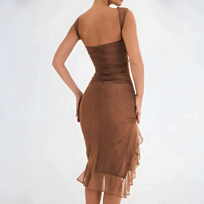 Fenna | Elegante bodycon jurk met ruches - Image 16
