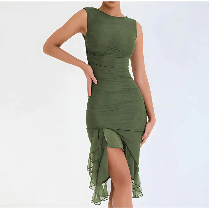 Fenna | Elegante bodycon jurk met ruches - Image 4