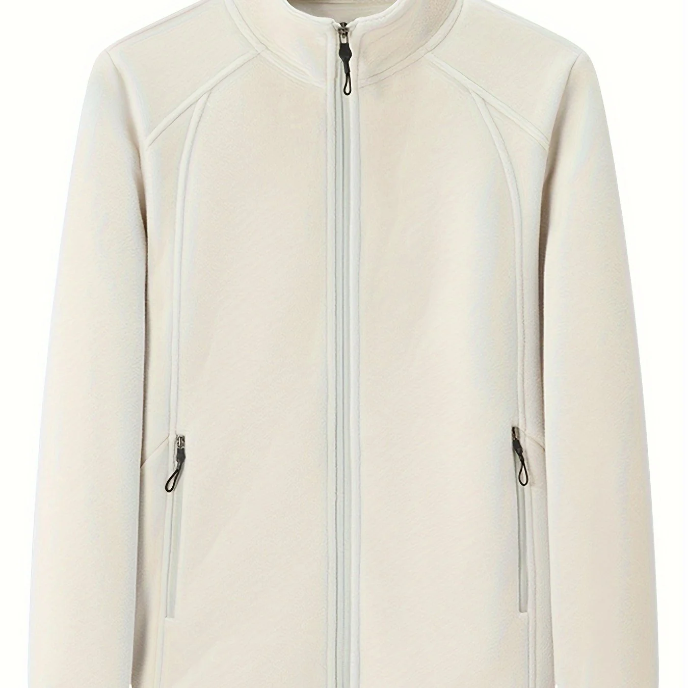 Fenna | Pluche outdoor jas met staande kraag en lange mouw - Image 16