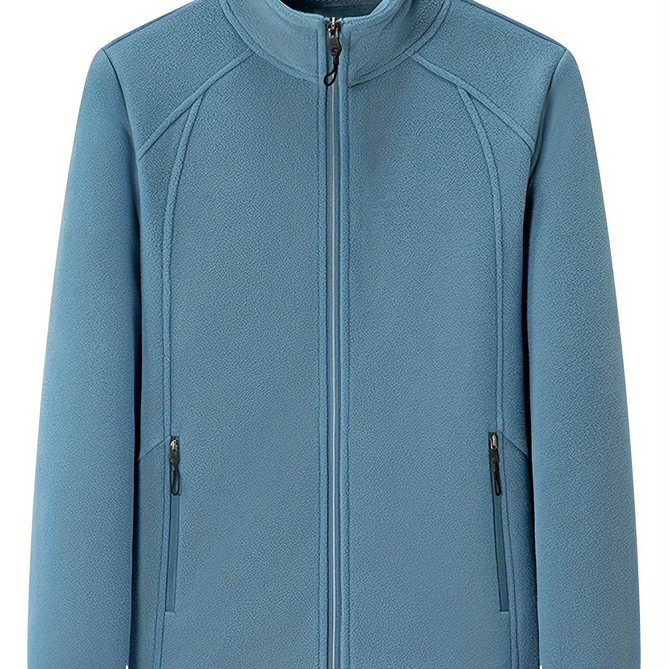 Fenna | Pluche outdoor jas met staande kraag en lange mouw - Image 17