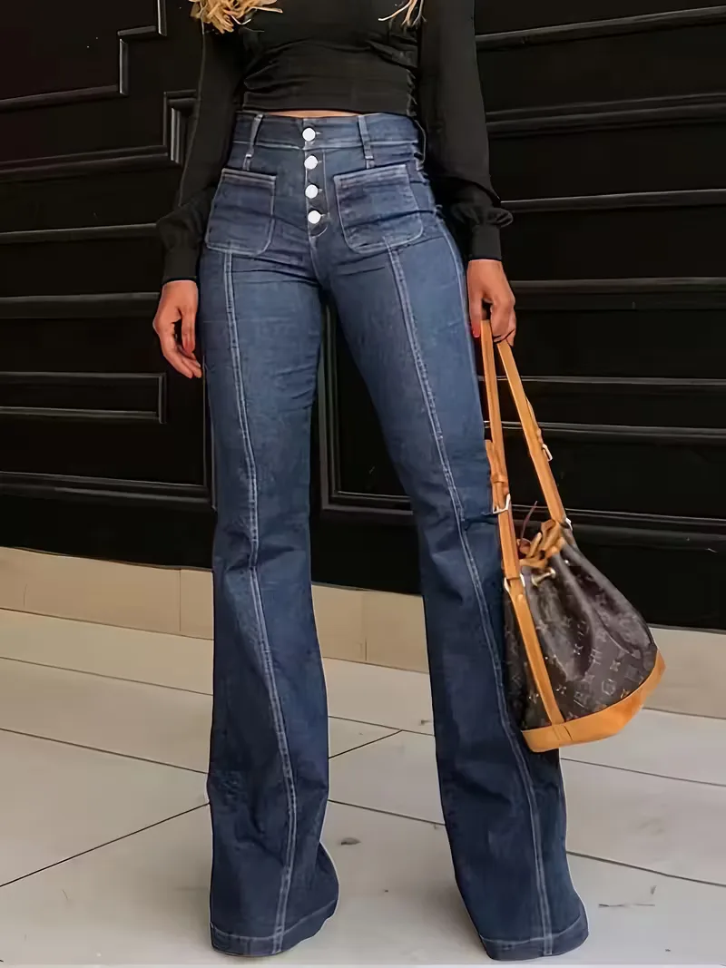 Flared jeans met hoge taille - Image 3