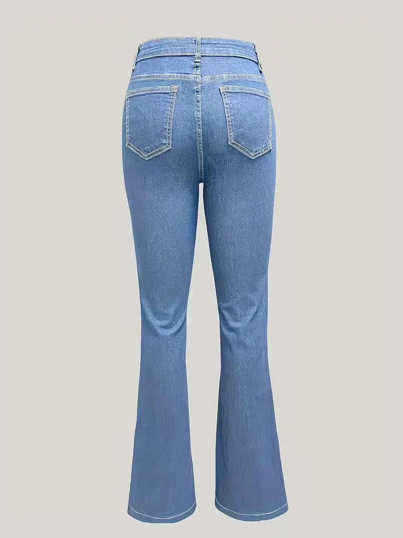Flared jeans met hoge taille - Image 4