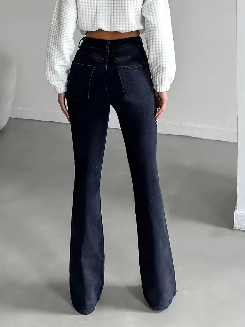 Flared jeans met hoge taille - Image 4