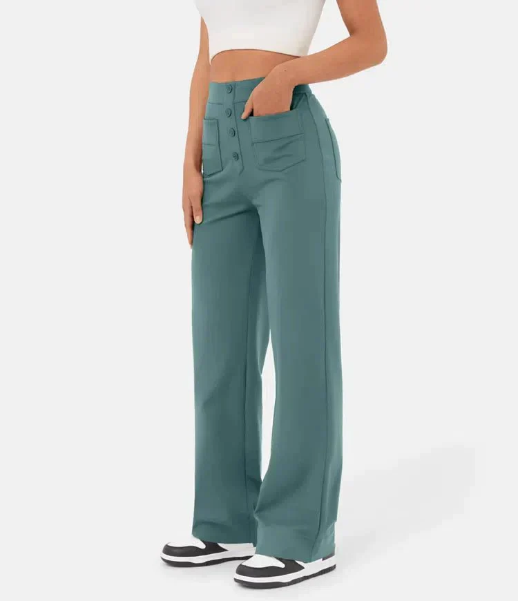 Fleur | Elastische hoge taille broek - Image 10