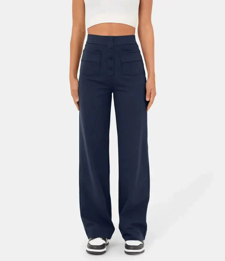 Fleur | Elastische hoge taille broek - Image 13