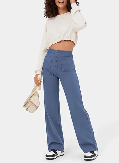 Fleur | Elastische hoge taille broek - Image 17