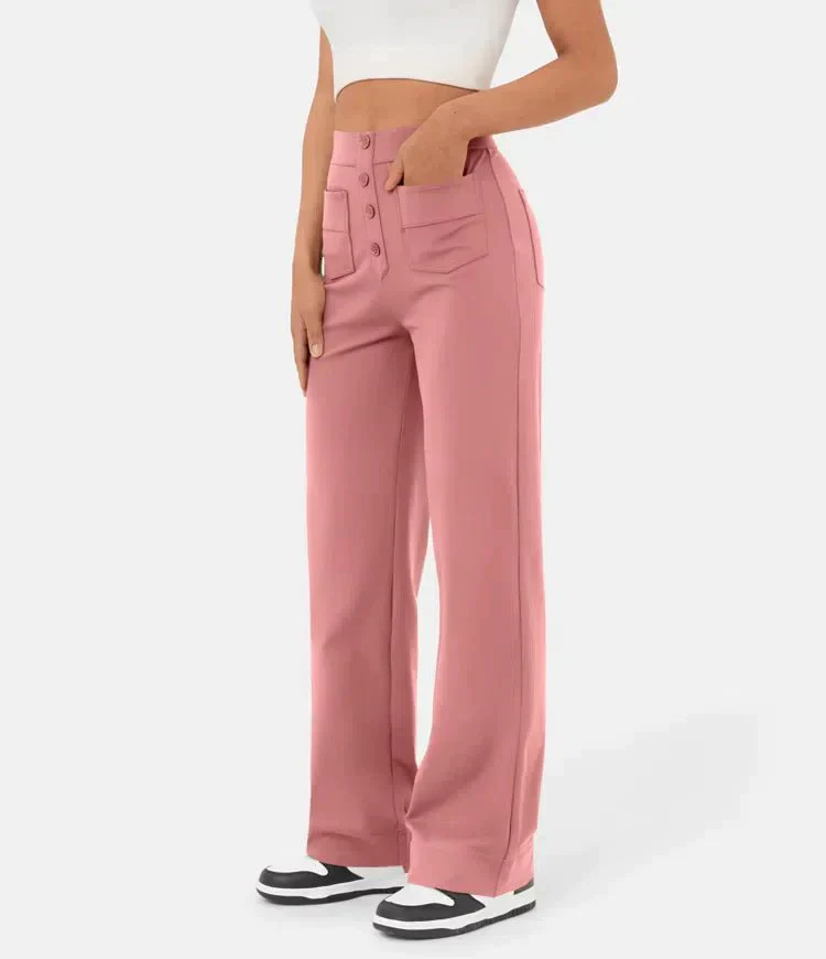 Fleur | Elastische hoge taille broek - Image 5