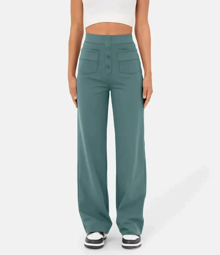 Fleur | Elastische hoge taille broek - Image 9
