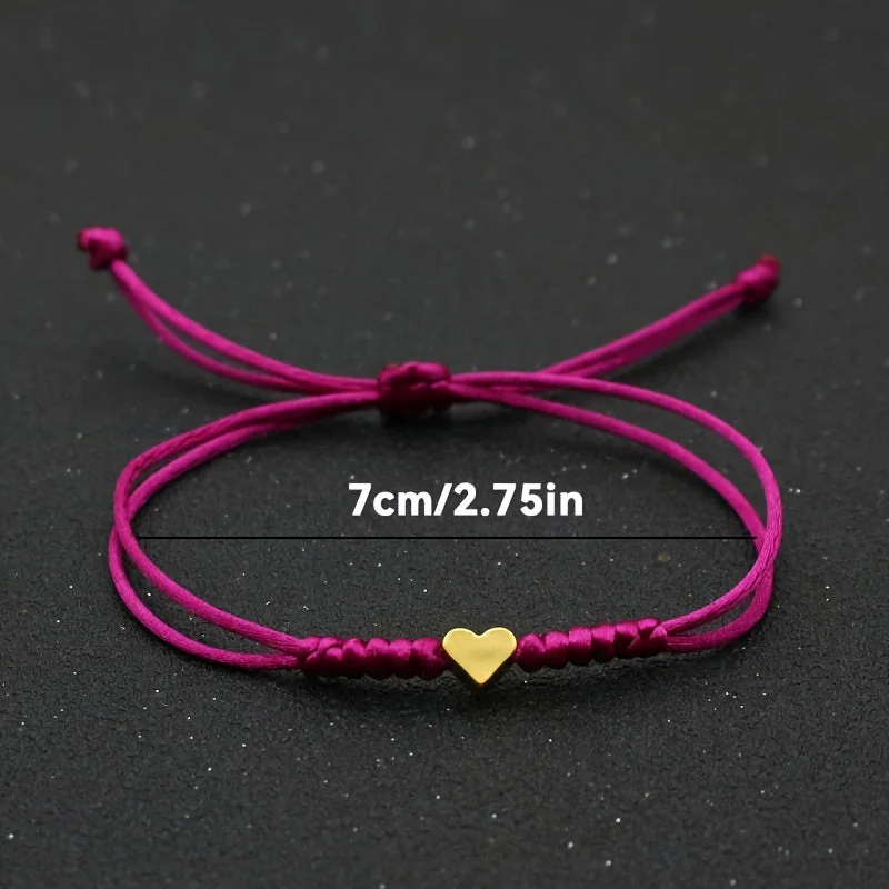 Fleur | Feestelijke gevlochten hartvormige armband - Image 4