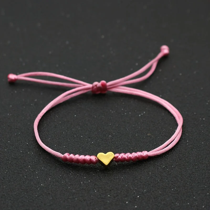 Fleur | Feestelijke gevlochten hartvormige armband - Image 6