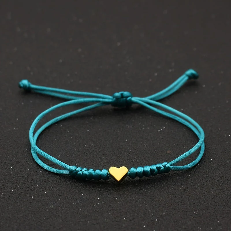 Fleur | Feestelijke gevlochten hartvormige armband - Image 8