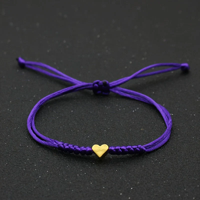 Fleur | Feestelijke gevlochten hartvormige armband - Image 9
