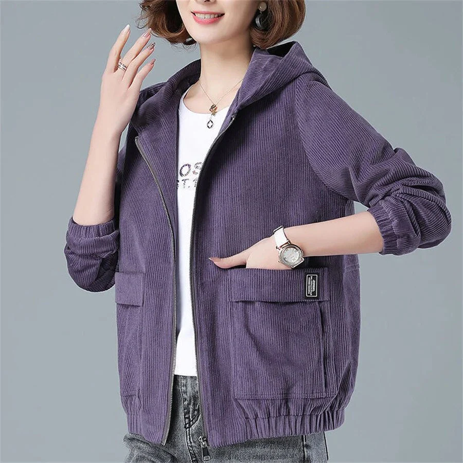 Fleur | Oversized corduroy jas - Image 2