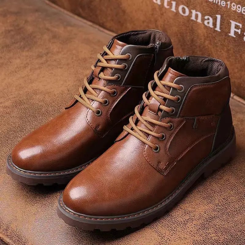 Floris | Klassieke leren veterboots heren - Image 4