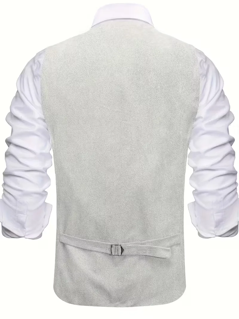 Gilet met V-hals en knopen - Image 17