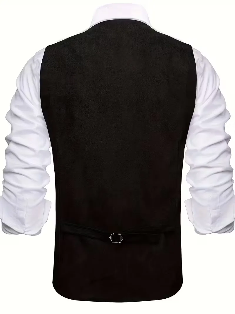 Gilet met V-hals en knopen - Image 2