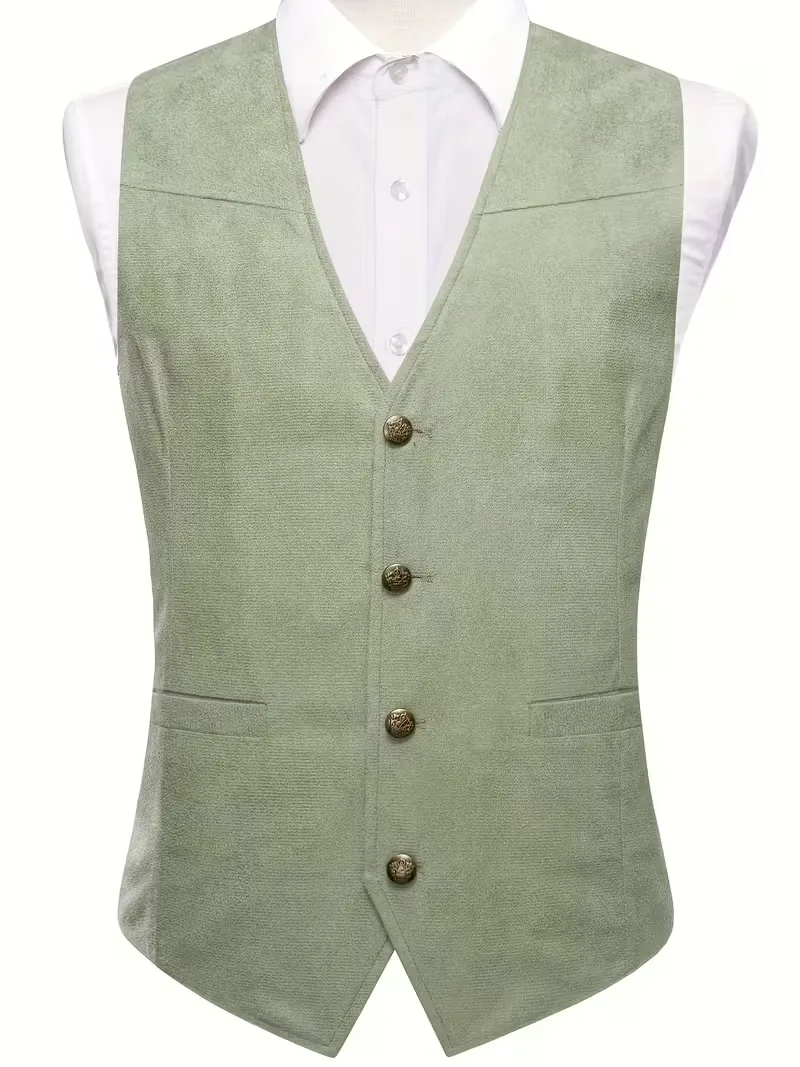 Gilet met V-hals en knopen - Image 23