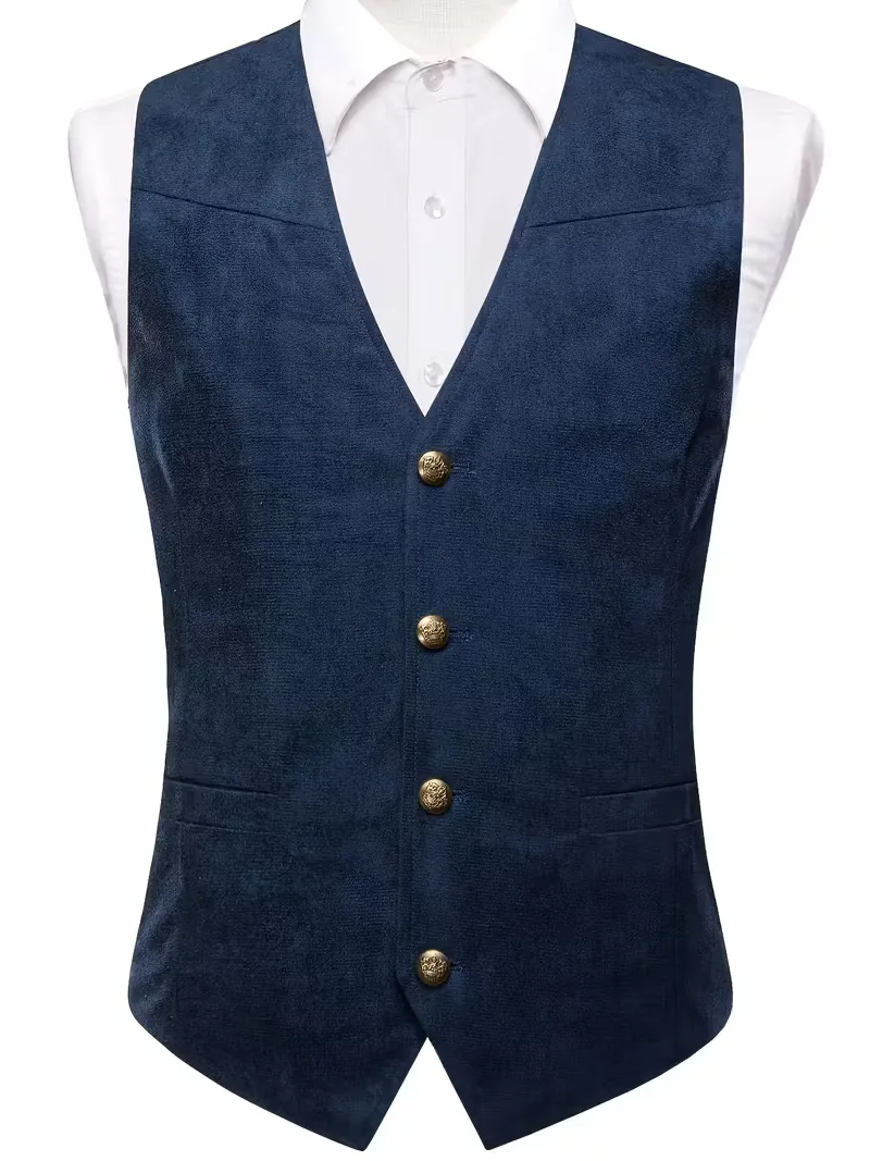 Gilet met V-hals en knopen - Image 28