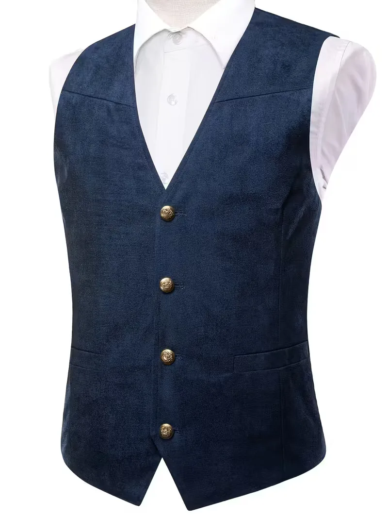 Gilet met V-hals en knopen - Image 29
