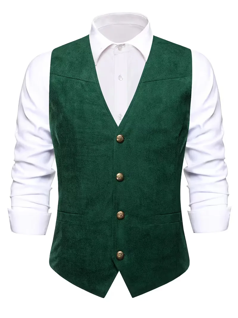 Gilet met V-hals en knopen - Image 33