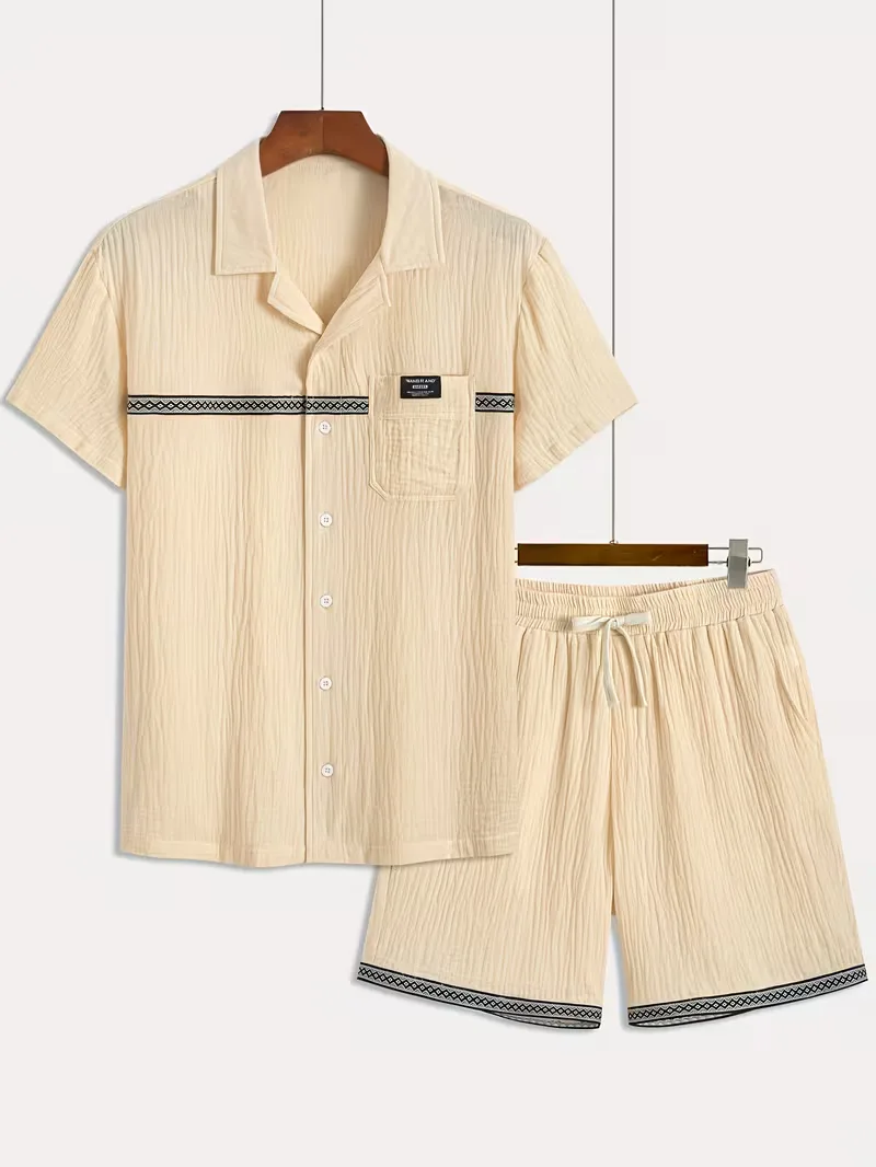 Heren zomer kledingset met korte mouwen - Image 3