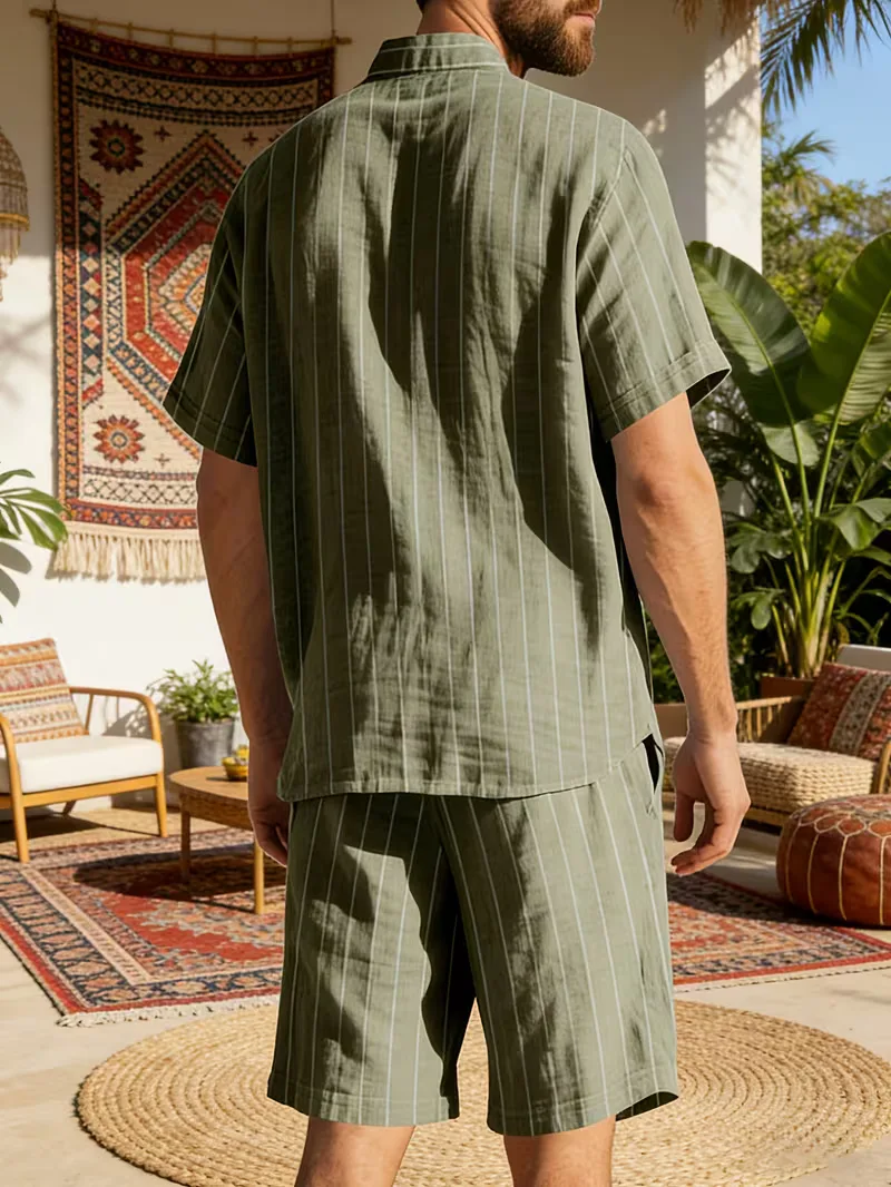 Heren zomer kledingset met korte mouwen - Image 7