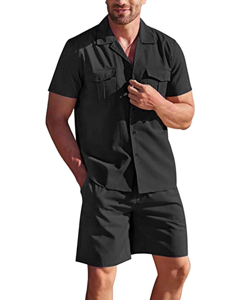 Herenoverhemd en korte broek - Image 3