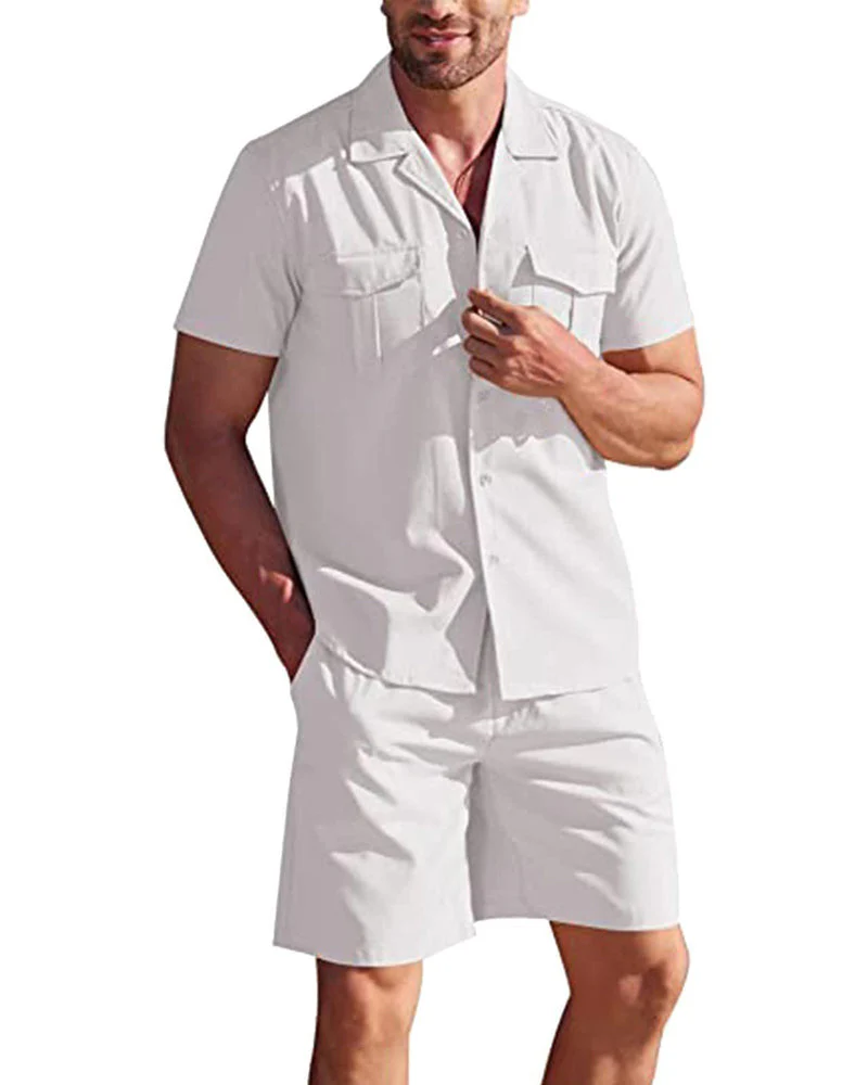 Herenoverhemd en korte broek - Image 7