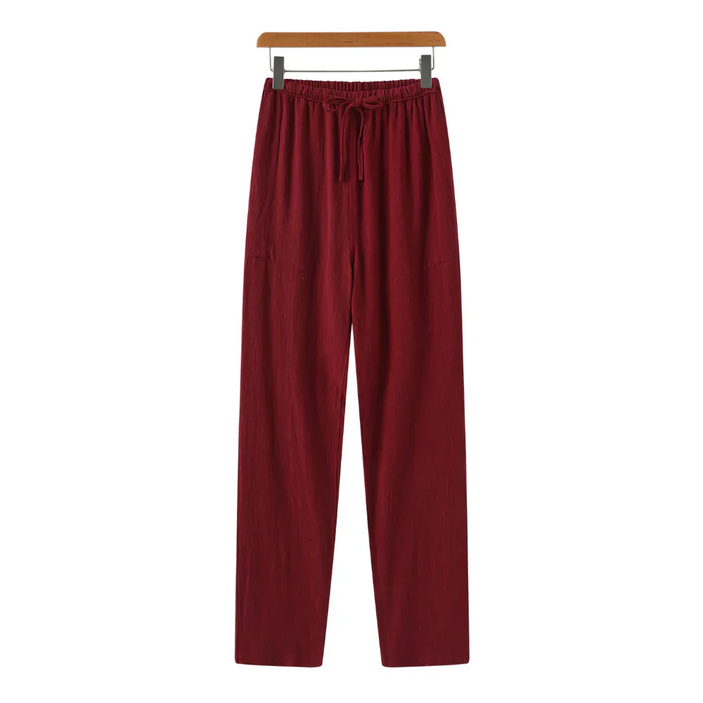 Hessel | Linnen slim fit pantalon - Image 11