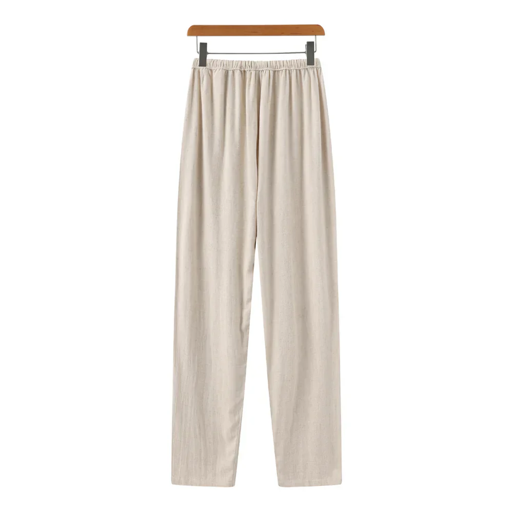 Hessel | Linnen slim fit pantalon - Image 5