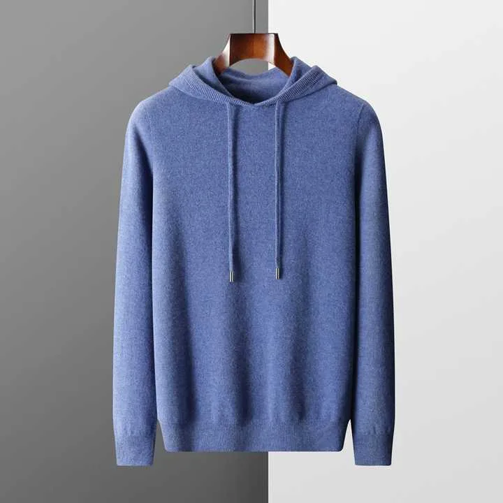 Hoodie van 100% cashmere met capuchon en trekkoord - Image 10