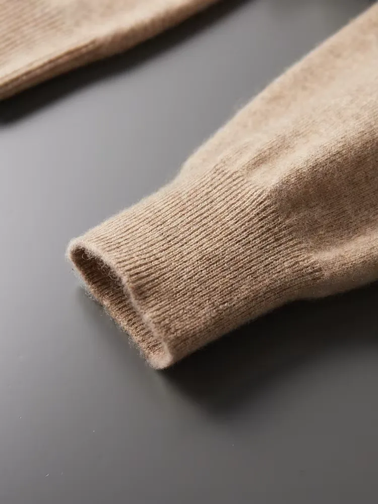 Hoodie van 100% cashmere met capuchon en trekkoord - Image 6