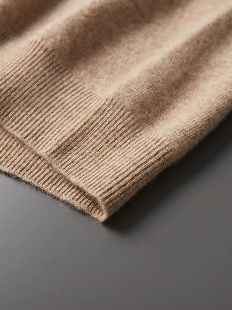 Hoodie van 100% cashmere met capuchon en trekkoord - Image 7