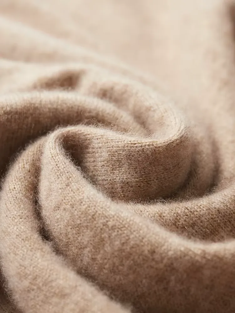 Hoodie van 100% cashmere met capuchon en trekkoord - Image 8