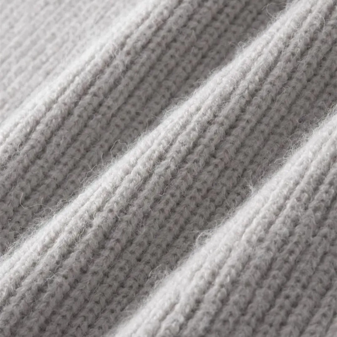 Hugo | Cashmere trui met volledige rits en opstaande kraag - Image 5
