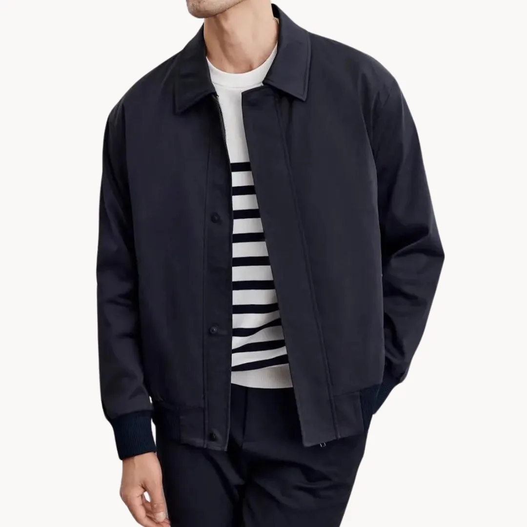 Hugo | Casual jas met knopen sluiting en elastische boord - Image 14