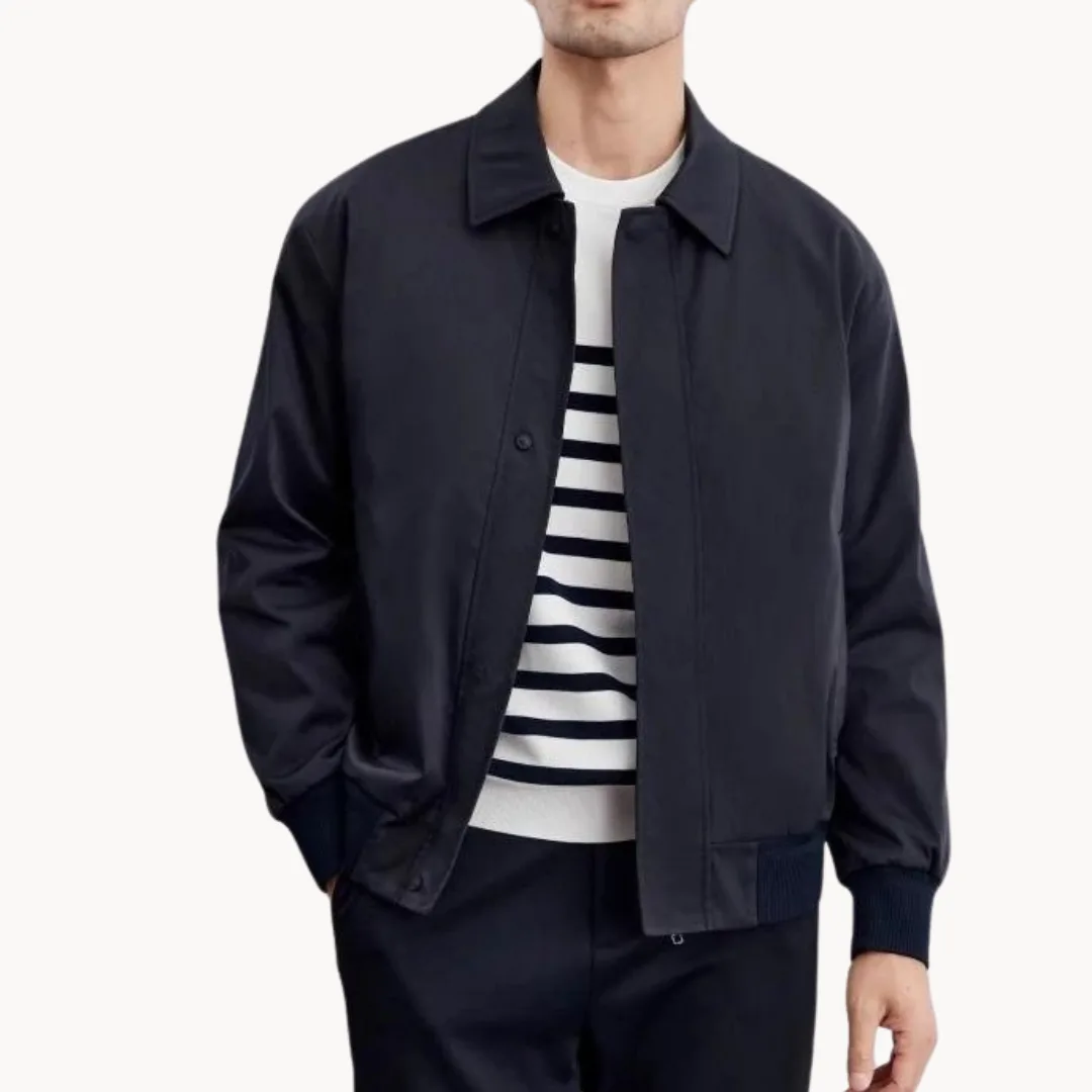 Hugo | Casual jas met knopen sluiting en elastische boord - Image 20