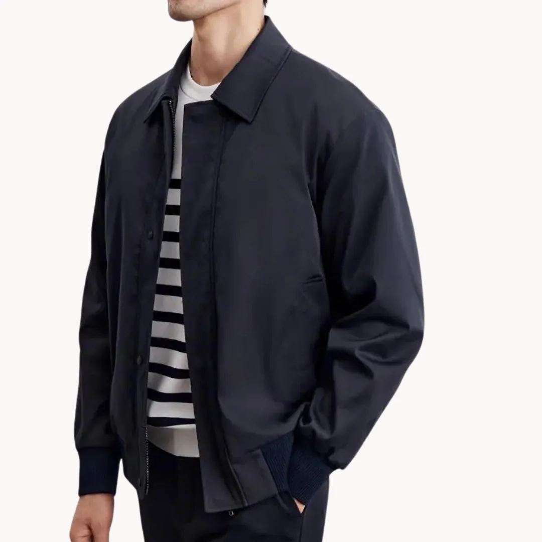 Hugo | Casual jas met knopen sluiting en elastische boord - Image 21