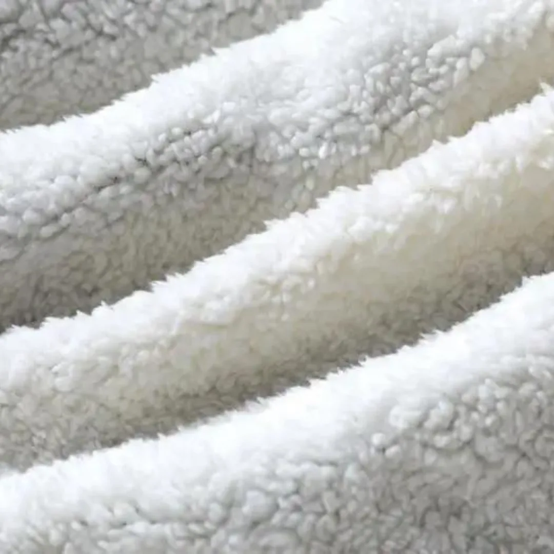 Hugo | Fleece cardigan met schouderkraag en voorzakken - Image 3