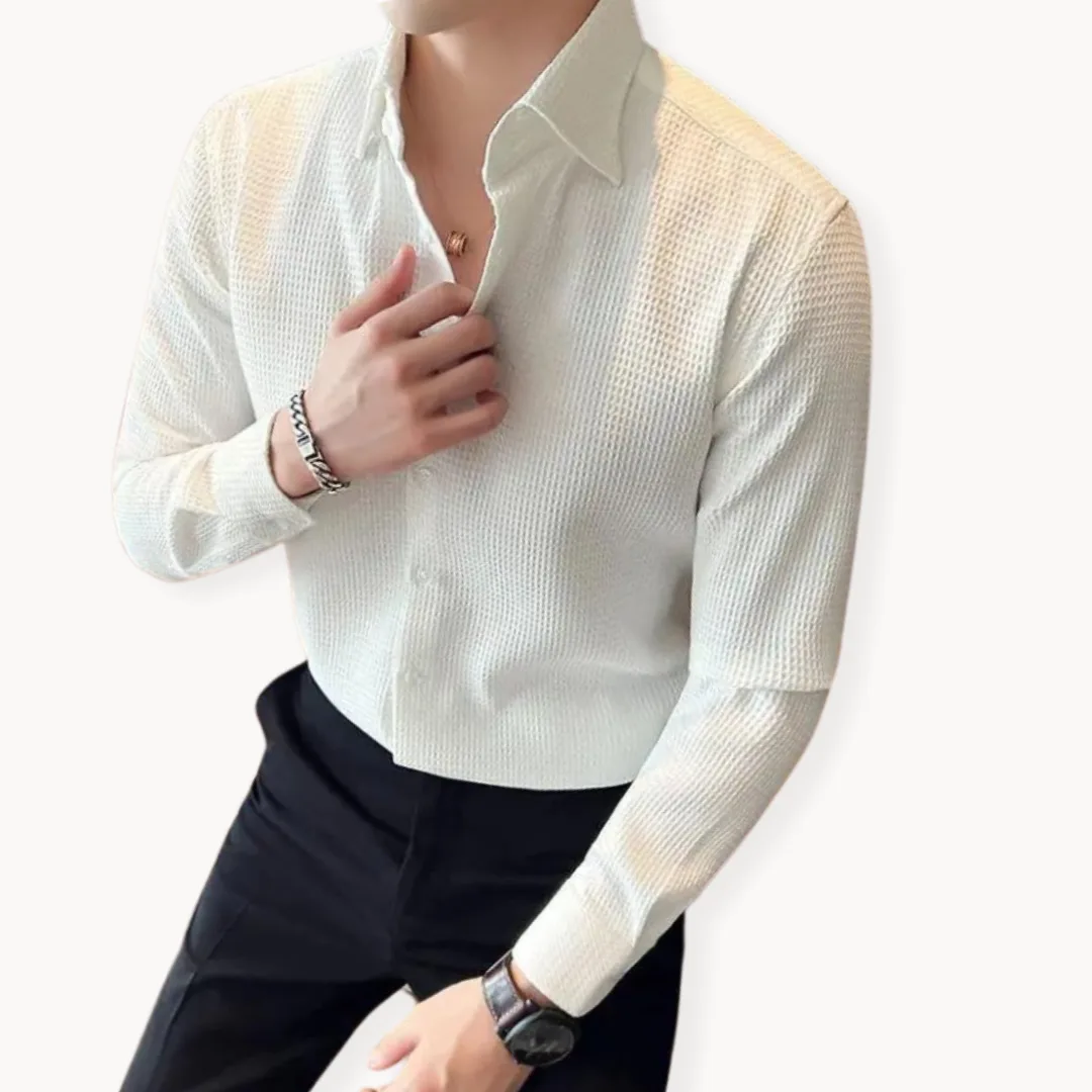 Hugo | Lang mouw overhemd met knoopsluiting en slim fit - Image 3