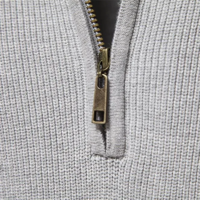 Hugo Luxe half zip trui met opstaande kraag - Image 3