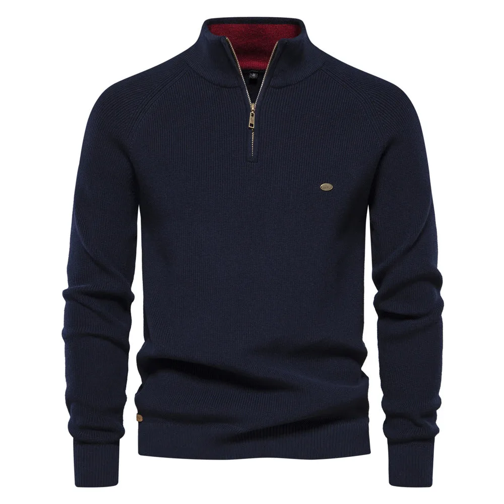 Hugo Luxe half zip trui met opstaande kraag - Image 5